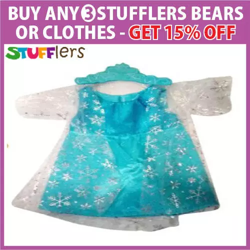 FROZEN Elsa Clothing Outfit by Stufflers – Soft Plush Toys