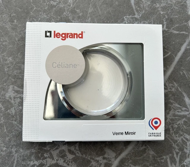 Legrand - Plaque Celiane Matieres 4 a 5 modules - finition Inox Brosse