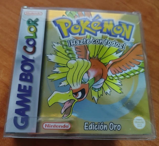 Jeu Pokémon Version Or (Gold) Pour Game Boy Color - Cartouche Seule (Loose) - Version Italienne A14 - Bon état