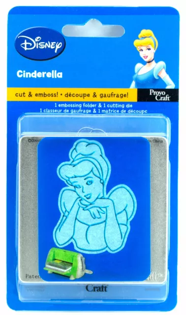 Provo Craft Cuttlebug Disney Cutting Die & Embossing Folder Cinderella