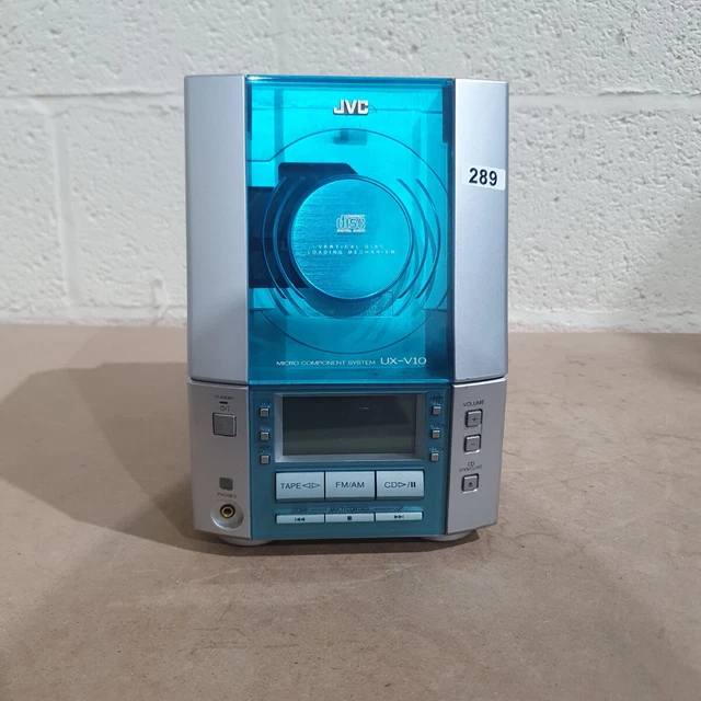 JVC UX-V10GN Vertical Disc Loading Mechanism Micro Component System - For Parts