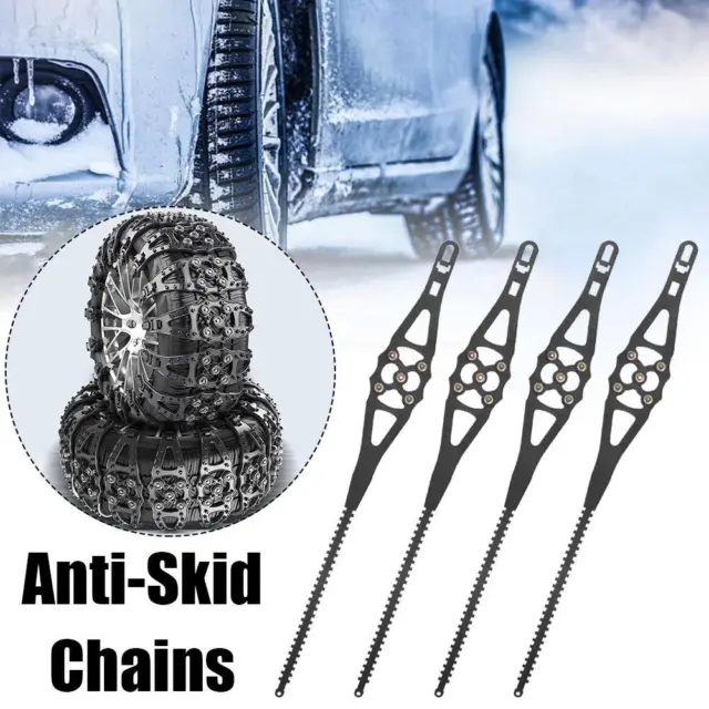 8X Snow Chains Anti-slip Car Winter Tire Wheels Snow Chains for
