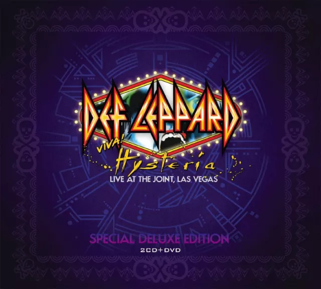 Def Leppard - Viva! Hysteria 2 Cd + Dvd Box Set Neu