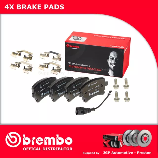 Brembo Rear Brake Pad Set For 294mm Discs P85083 - Transporter T5 T6 - 7E0698451