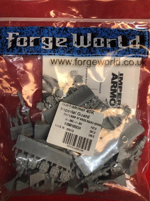 Figurines Forge World Death Korps Of Krieg Command Squad - Warhammer 40K