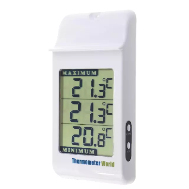 Digital Max Min Greenhouse Thermometer - Monitor Maximum and Minimum Temperatur