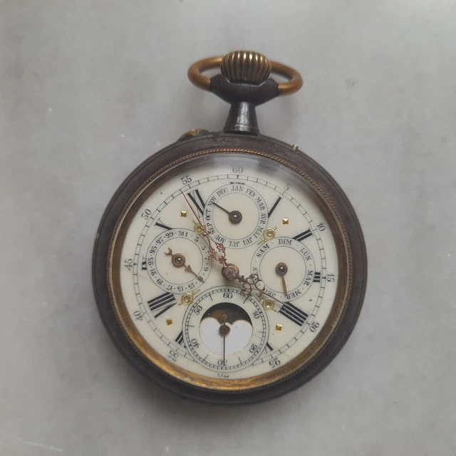 Montre De Poche (gousset) Régulateur Audax & Labor - Échappement Roskopf - Vintage, Occasion