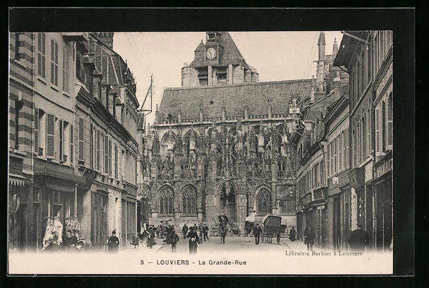 CPA Louviers, La Grande-Rue