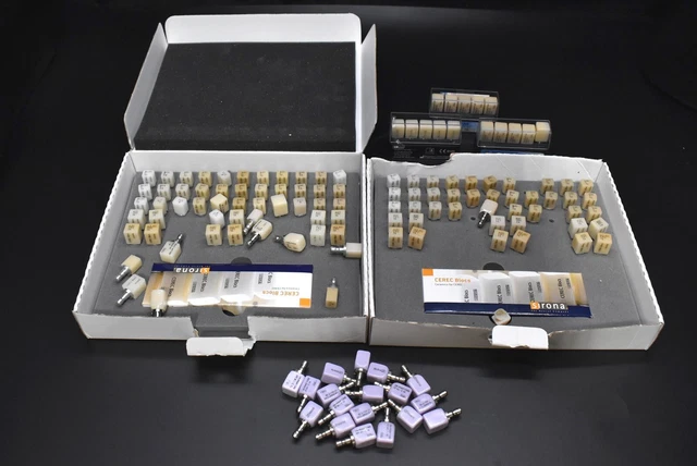 Lot of 94 Sirona/Empress Dental Milling Blocks for CAD/CAM Dentistry