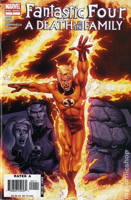 Fantastic Four A Death in the Family #1 VG 2006 Stock Image Low Grade