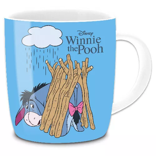 Disney Winnie The Pooh Eeyore 400mL Barrel Coffee Mug Cup Birthday Work Gift