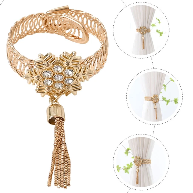 Fringe Curtain Decorative Curtain Tiebacks Snow Curtain Buckle Lace