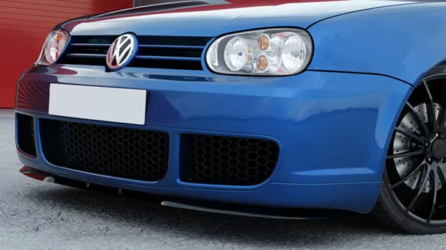 R32 Cupra Spoilerlippe Glanz Stoßstange VW GOLF 4 IV Front Lippe Spoiler R Line