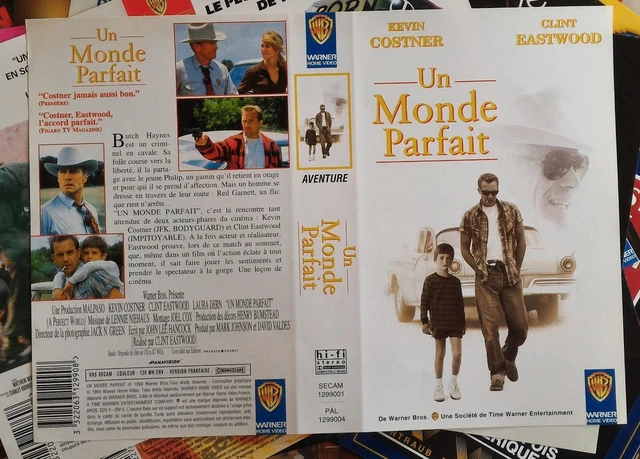 JAQUETTE VHS - Warner - Un Monde Parfait (1993) ** Originale EUR 6,50