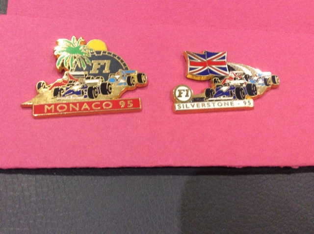 LOT DE PINS pin's rare f1 formule 1 Monaco silverstone gp en bon état