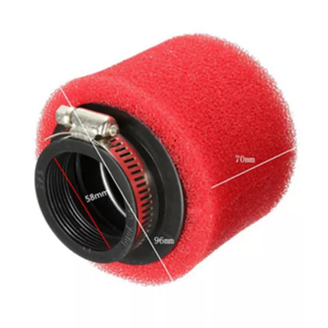 58MM Foam Air Filter For ATV Quad Pit Dirt Bike Moped Motorcycle (Rubber+Sponge) 3