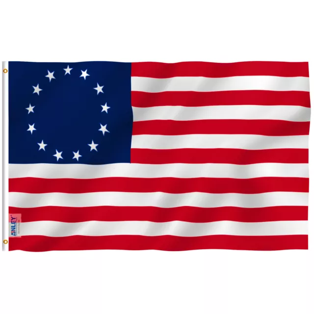 Anley Fly Breeze 3x5 Ft Betsy Ross Flag US Flags American Revolution Patriotic