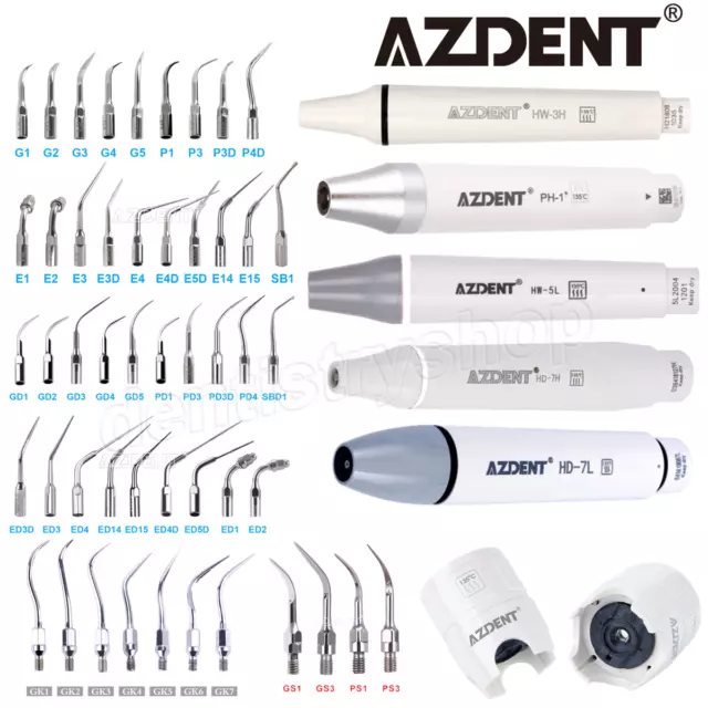 Dental /LED Ultrasonic Scaler Handpiece/Endo Tips Fit Woodpecker/EMS/DTE/SATELEC