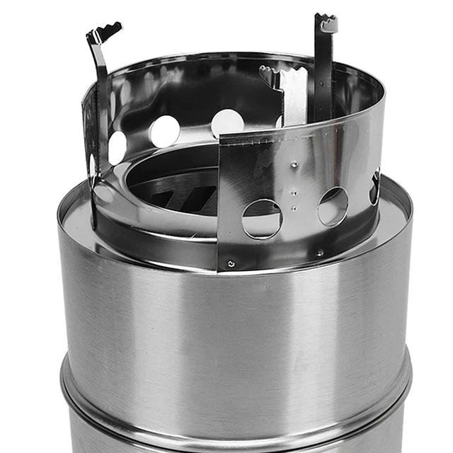 (Tall Stand) Charcoal Stove Stable And Reliable Stainless Steel