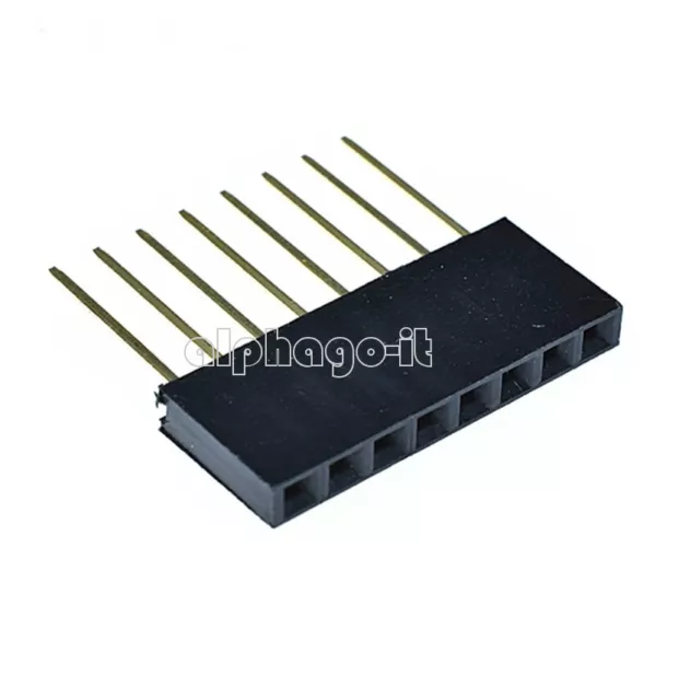 10/50/100PCS 8 Pin 2.54 mm Stackable Long Legs Femal Header For Arduino S