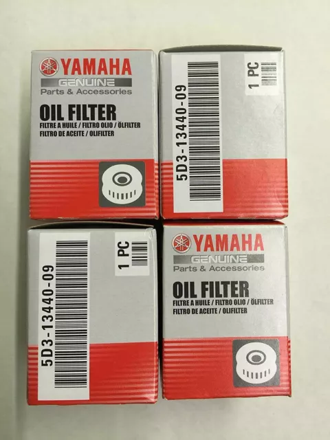 Yamaha Filter oil 4 PACK genuine 5D3-13440-09 YZ250F YZ450F WR250F WR450F XT250