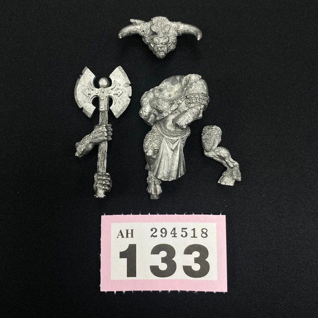 Warhammer Aos, realm chaos, 1992, minotaur lord, doombull