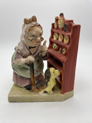 Vintage Lefton "Old Mother Hubbard"  Nursery Rhyme Figurine