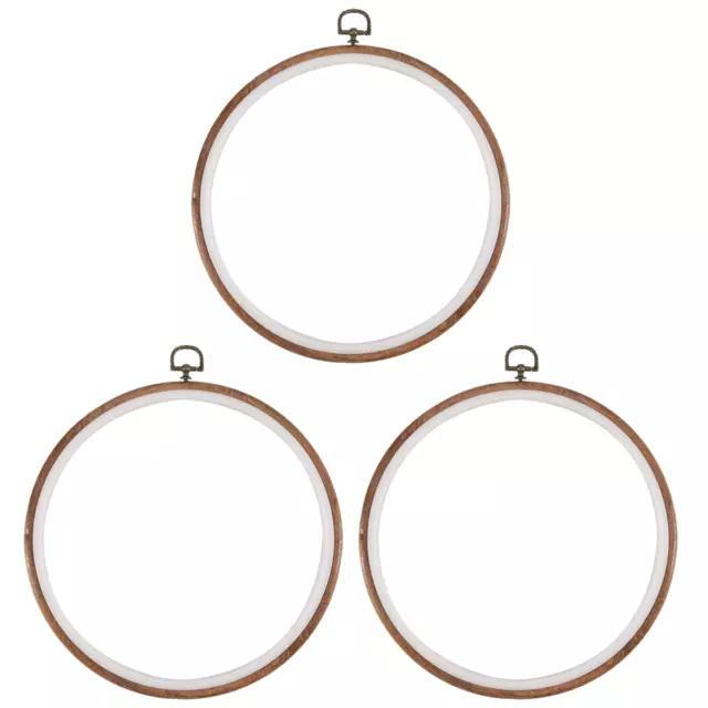 3 Pieces 10 inch 26cm Embroidery    No Slip Hoops Set Imitated5149