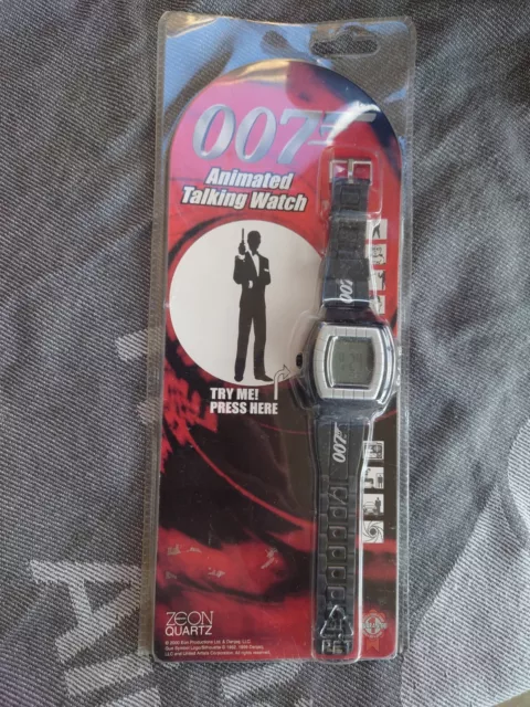 Zeon 007 James Bond Mens LCD Digital Watch in orig packing (opened). Please Read