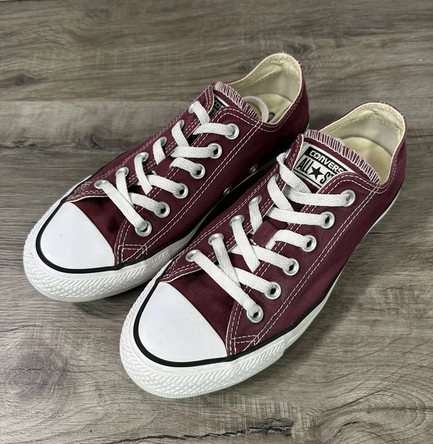 Converse Chuck Taylor All Star Maroon Unisex Shoes (Men Size 5, Women Size 7)
