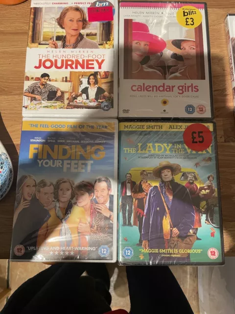 4 Brand New Chick Flick / Comedy DVDs Still In Wrapping