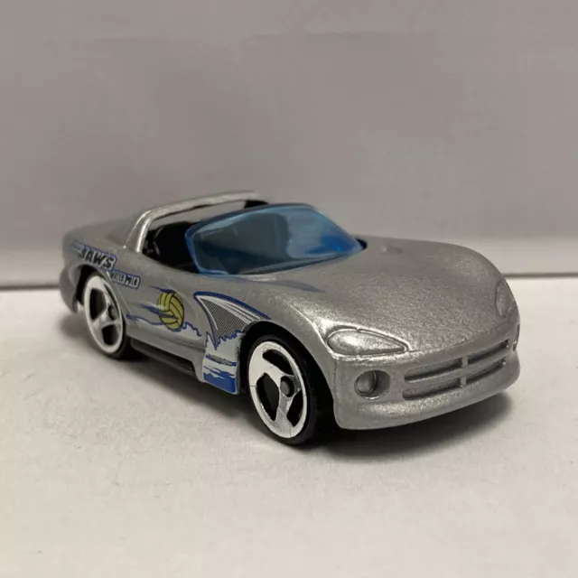 Hot Wheels Silver Dodge Viper RT/10 1:64 Scale Diecast Toy Car Model Mattel