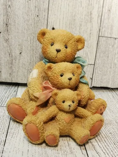 Cherished Teddies Friends Come In All Sizes Theadore, Samantha, And Tyler 950505