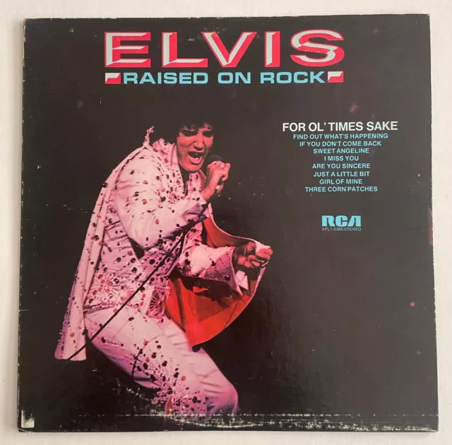 Elvis Presley LP Raised On Rock (Orange Label) (RCA APL1-0388, USA)