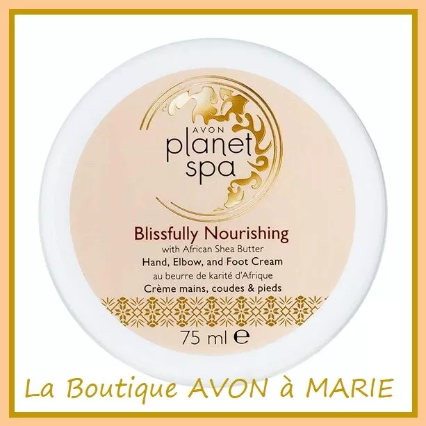 BEURRE De Karité D'afrique Creme Nourrissante mains pieds coudes Planet SPA AVON