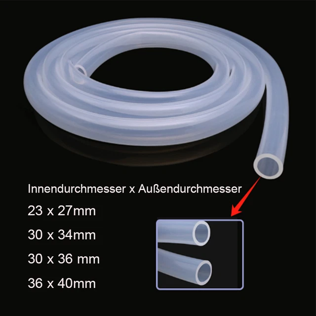 Tubo in silicone trasparente qualità alimentare tubo per latte altamente chiaro