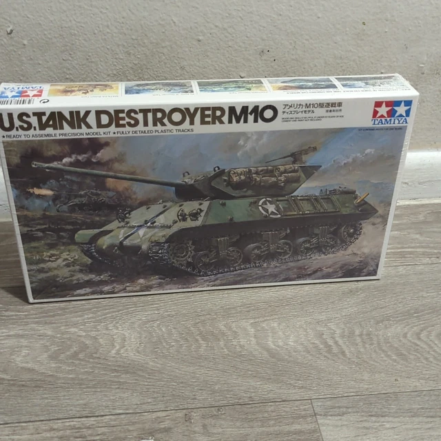 89554 TAMIYA 1/35 US Tank Destroyer M10 Model Kit 51.40 PicClick