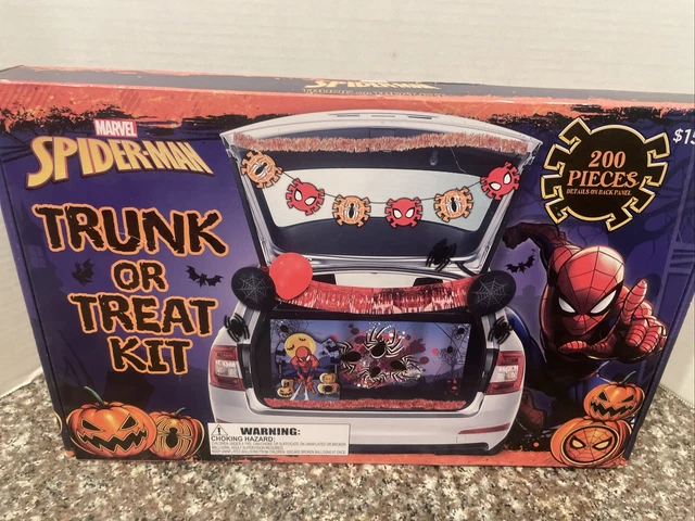 Marvel Spiderman - Halloween Trunk Or Treat Party Decor Kit - 200 Pcs (New)
