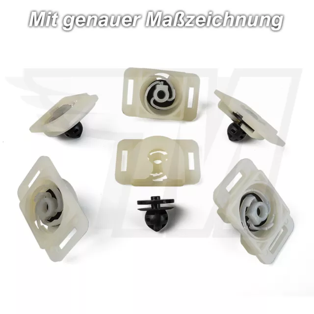 20x Porte Clips de Finition & Support pour VW Golf Passat Caddy Jetta 6Q0868297