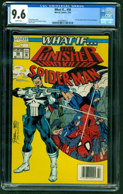 What If 58 CGC 9.6 Amazing Spiderman 129 Cover Homage Chuck Dixon Story 1994 WP