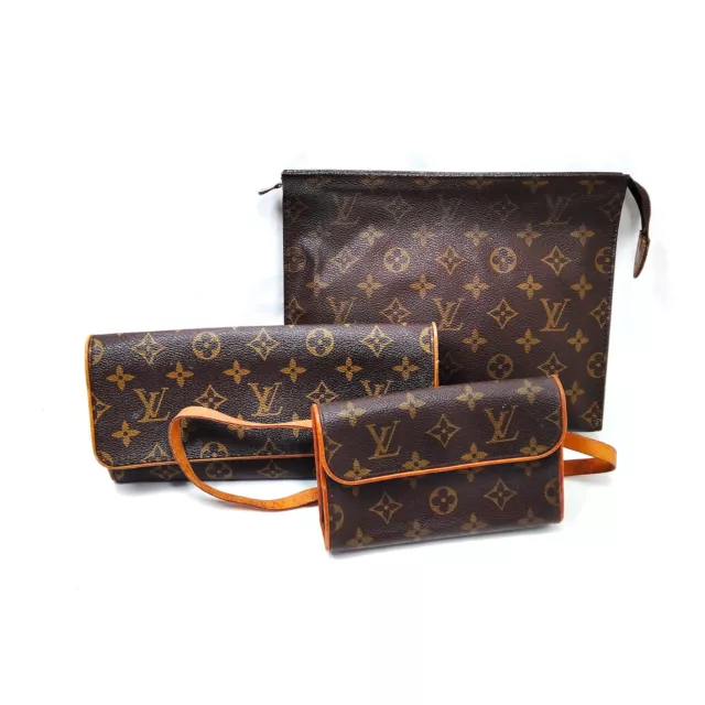 Used] LOUIS VUITTON EVA Monogram M95567 2WAY Shoulder Bag Chain Bag Handbag  Party Bag Brown Leather ref.475984 - Joli Closet