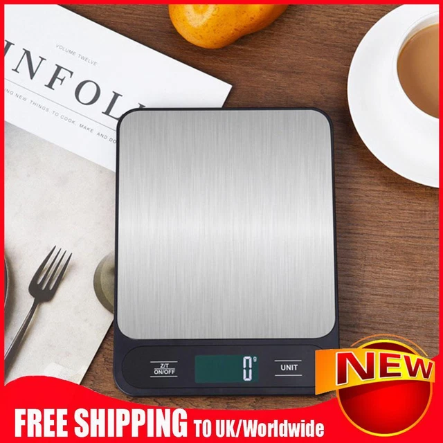 5kg/1g Food Scale Precise Graduation Digital Pocket Scale (Black 5KG/1g)
