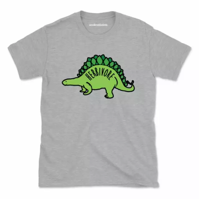 Dinosaur Herbivore Vegan T-Shirt Mens Womens Funny Animals Shirt