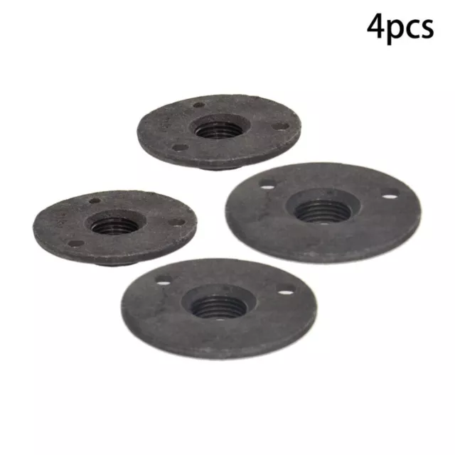 Cast Iron Flange Base Malleable Wall Mount Threaded Floor Pipe Fittings