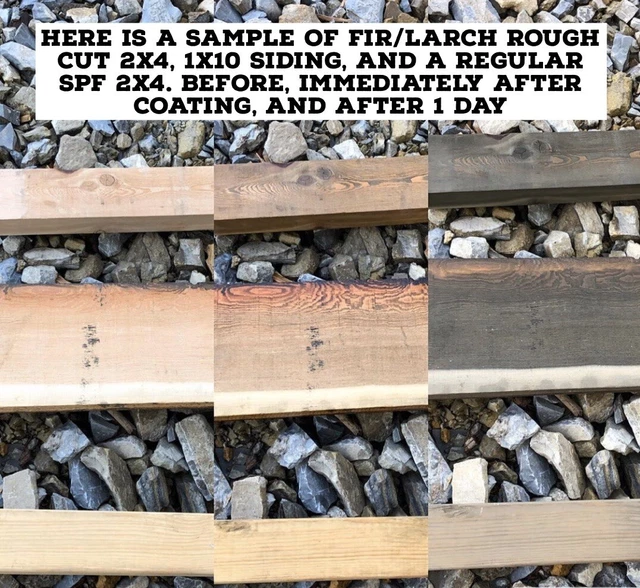 Rugged Wood Treatment Stain Rustic Gray Weathered Siding Barn Fence Eco 5 Gl Mix 3