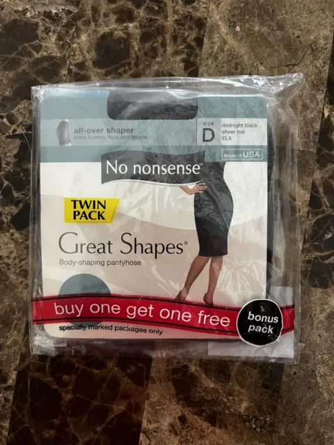 NO NONSENSE WOMENS Great Shapes Opaque Shaping Tights Black Size Large  £11.46 - PicClick UK