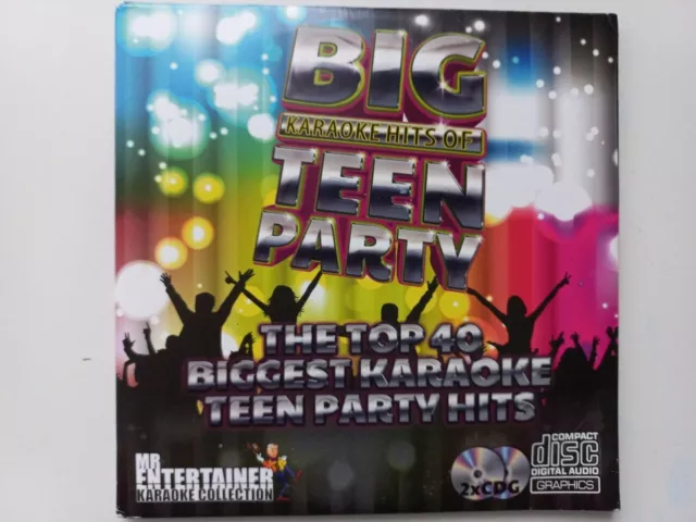 Mr Entertainer Big Karaoke Hits of Kids Party-Double CD CDG Pack Top 40 2018