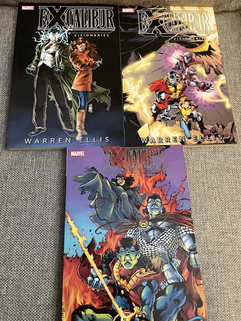 Excalibur Visionaries: Warren Ellis TPB Lot (3 volumes, Pacheco, Lashley)