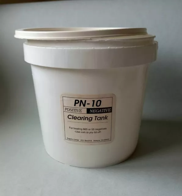 PN-10 Clearing tank for treating polaroid negatives