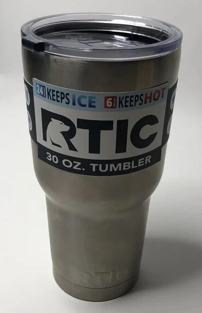 Brand New Never Used RTIC 30 Oz. Ounce Tumbler Mug Stainless Steel Hot Or Cold